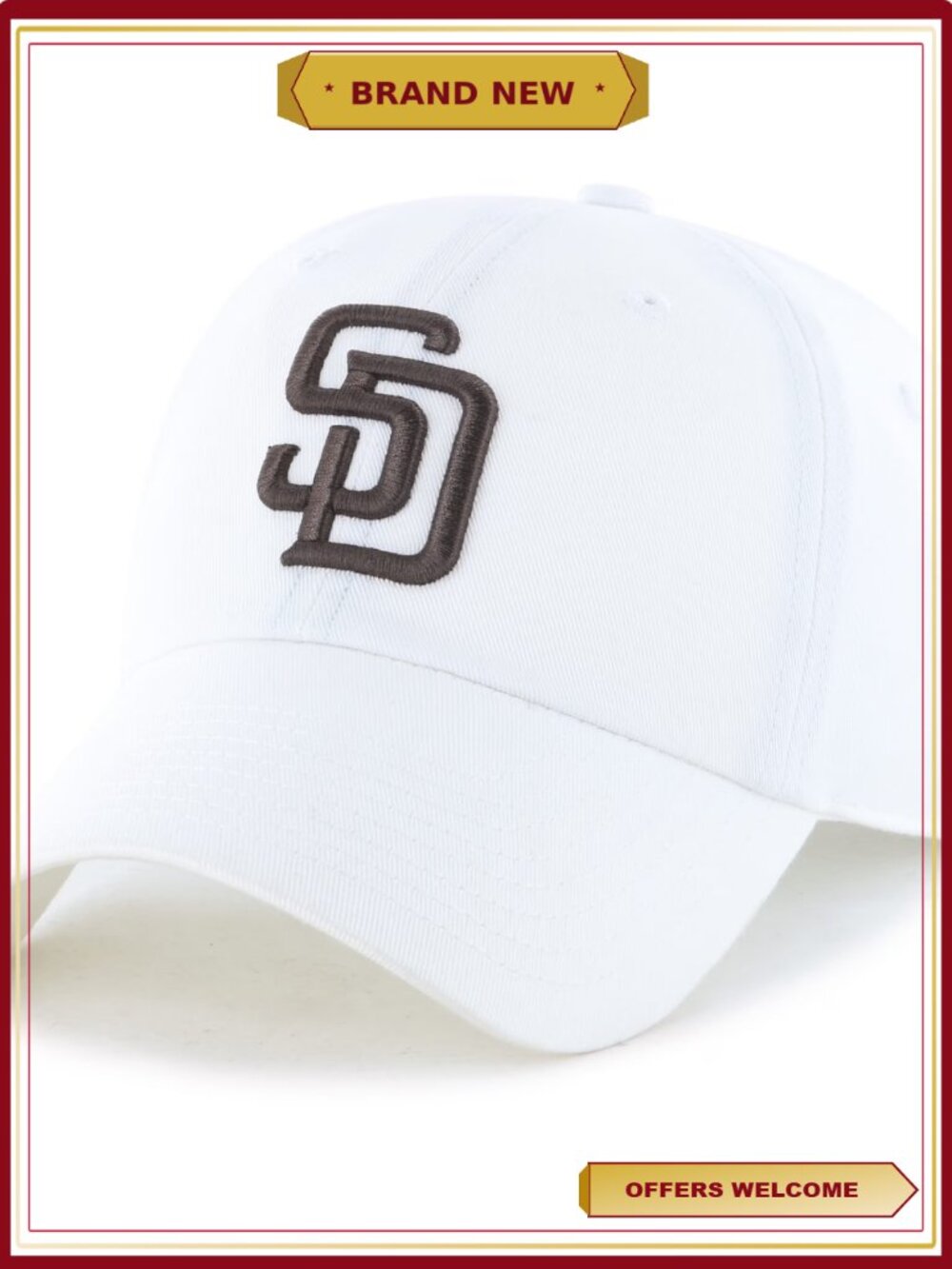 San Diego Padres Clean Up Adjustable Hat